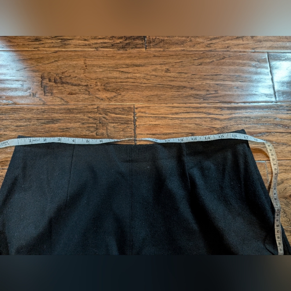 Eileen Fisher 100% Wool Black Women's Skirt Size Large - Picture 7 of 9